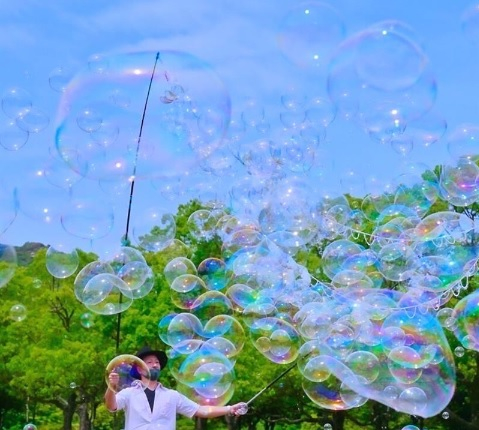 シャボン玉 パフォーマンス